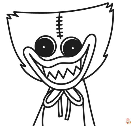 Lustige Poppy Playtime Malvorlagen für Kinder! logo