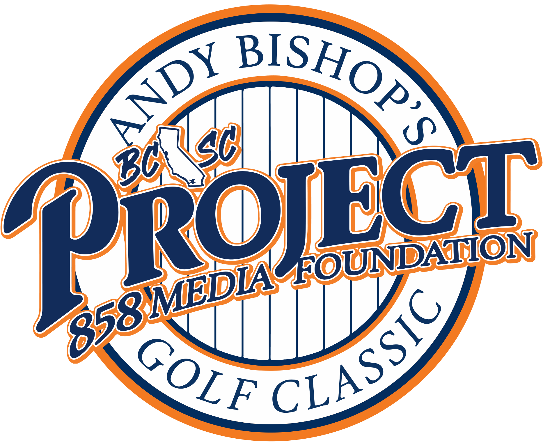 Andy Bishop's BCSC-Project 858 Media Foundation Golf Tournament logo