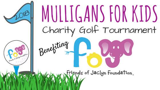 2018 Mulligans for Kids Golf Tournament to Benefit Friends of Jaclyn Foundation logo