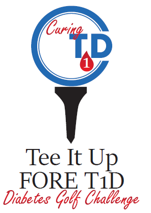 CURING T1D:  Tee It Up FORE T1D ~ Diabetes Golf Challenge logo