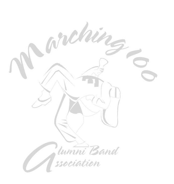 Marching 100 Alumni Band Golf Tournament logo
