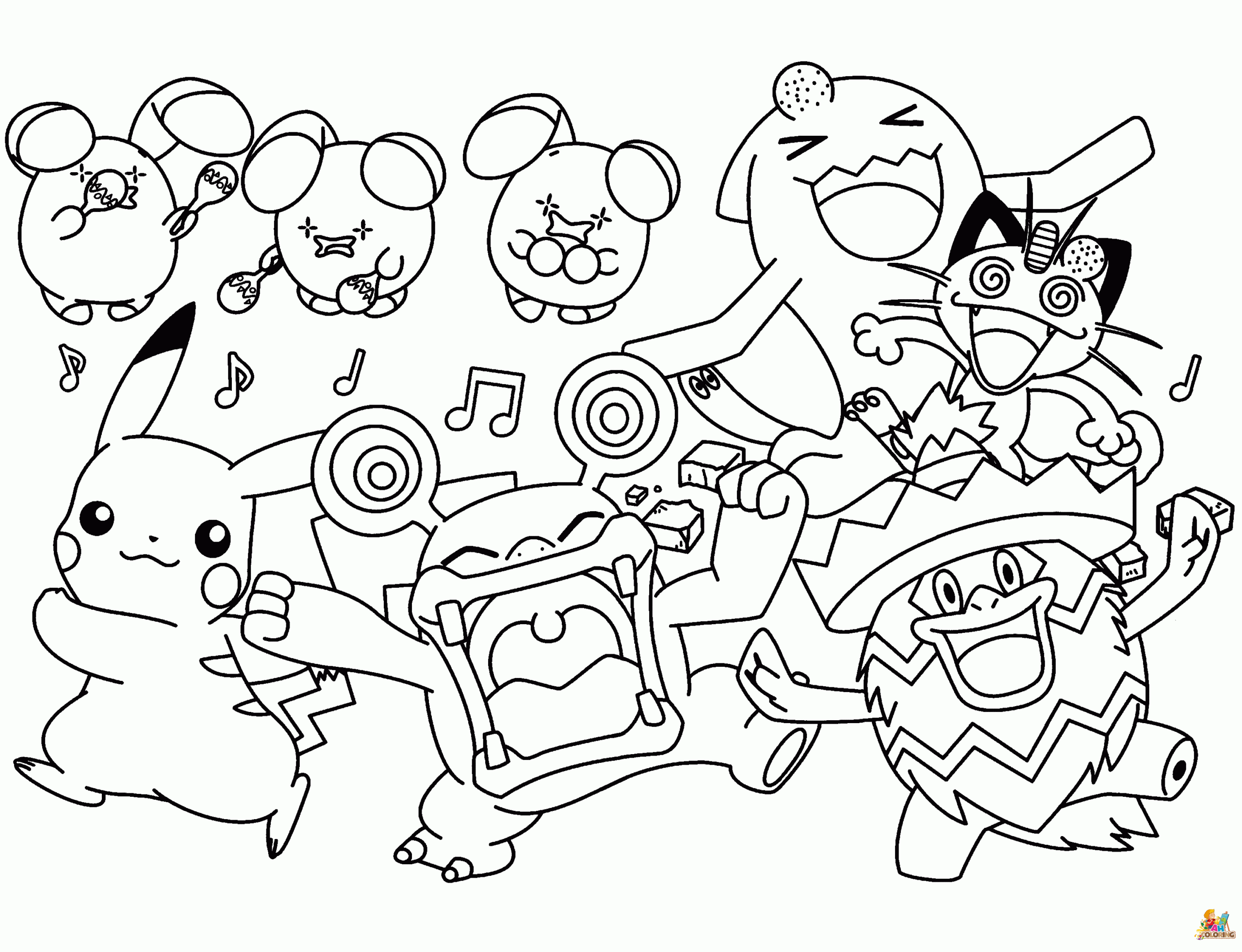 Enjoy Fun and Free Coloring with Pokemon Coloring Pages logo