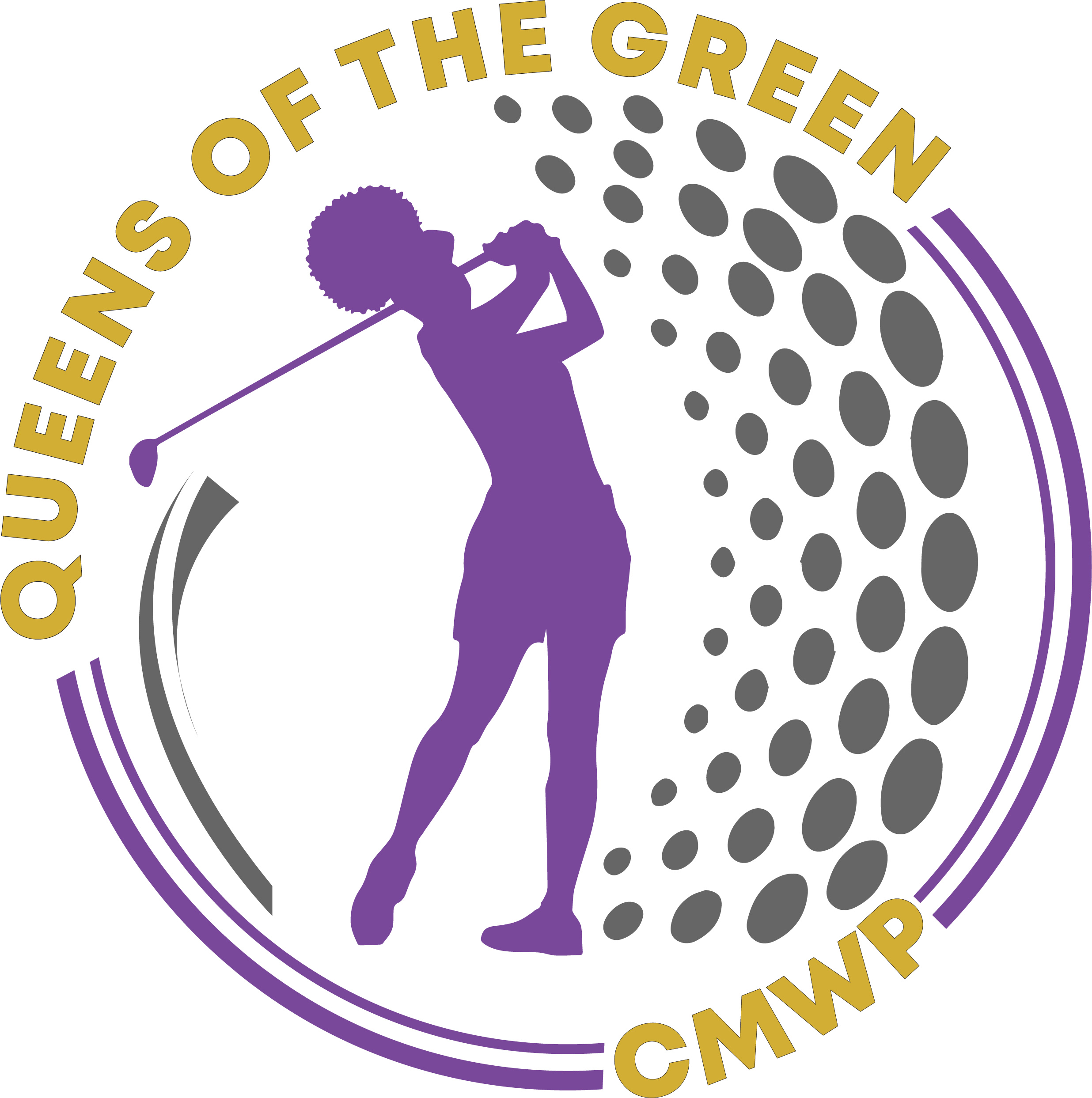 CMWP Foundation, Inc.'s 3rd Annual Golf Fundraiser Tournament “Queens of the Green" logo