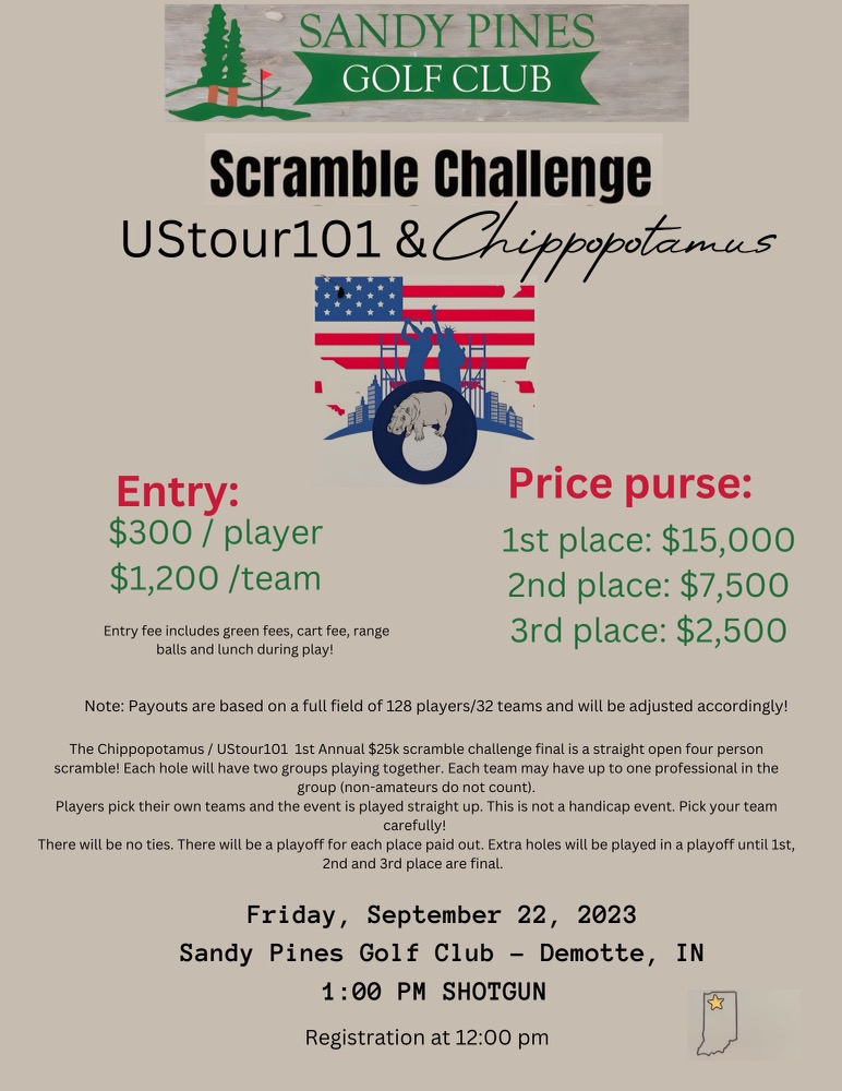 CHIPPO USTOUR101 SCRAMBLE CHALLENGE FINAL $25,000.00 Purse logo
