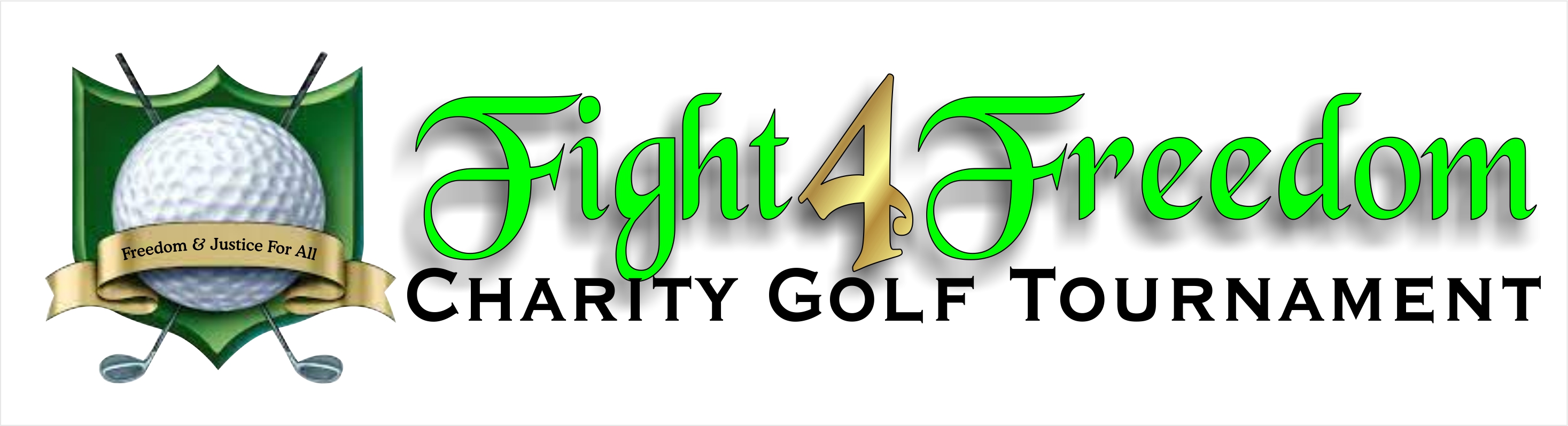 Fight 4 Freedom Charity Golf Tournament 2023 logo