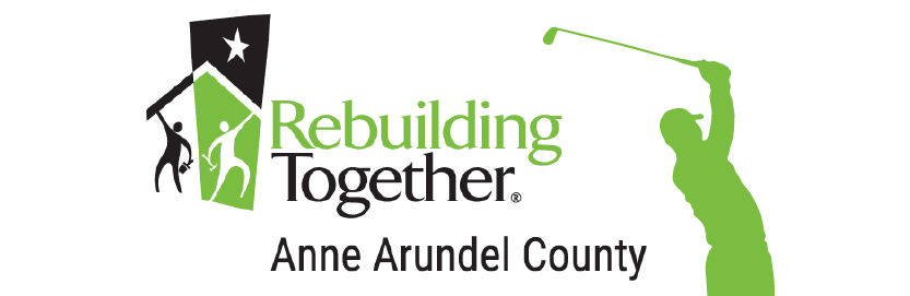Rebuilding Together, Anne Arundel County 2024 Golf Tournament logo