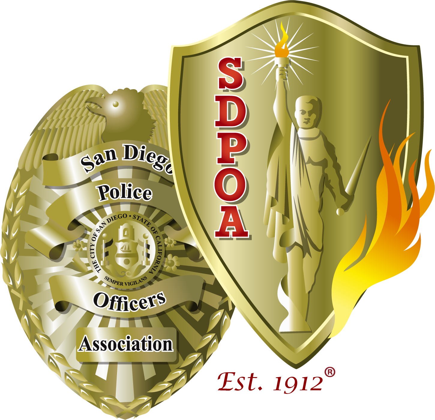 SDPOA Foundation 2024 Tournament logo