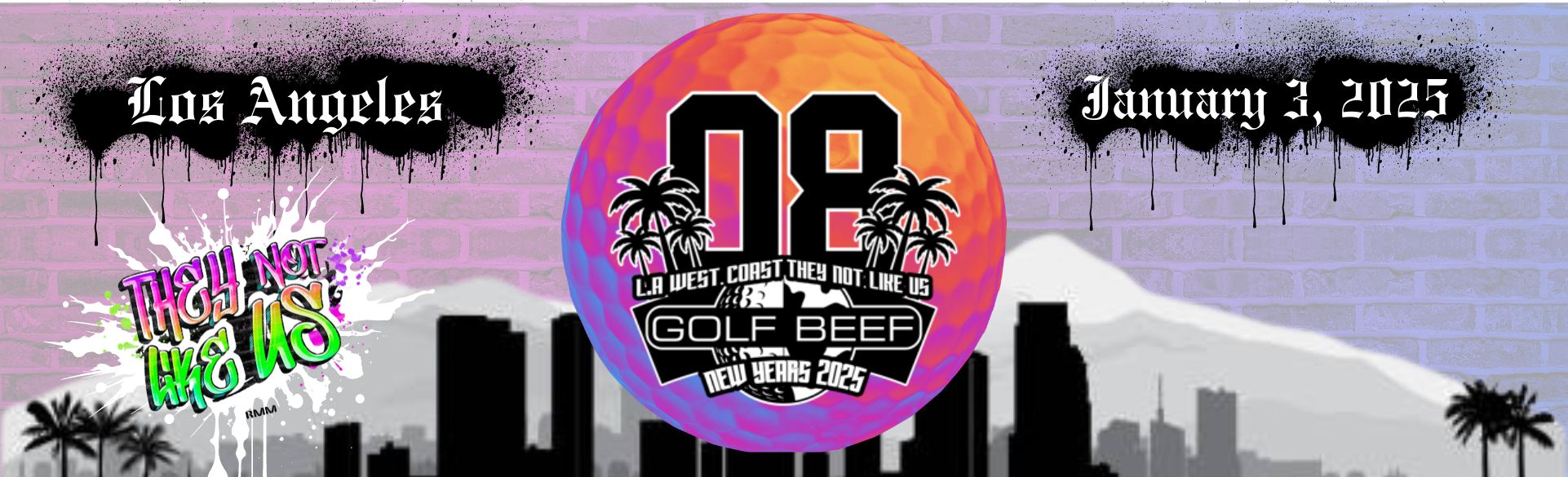 Golf Beef 8 "Not Like Us" logo