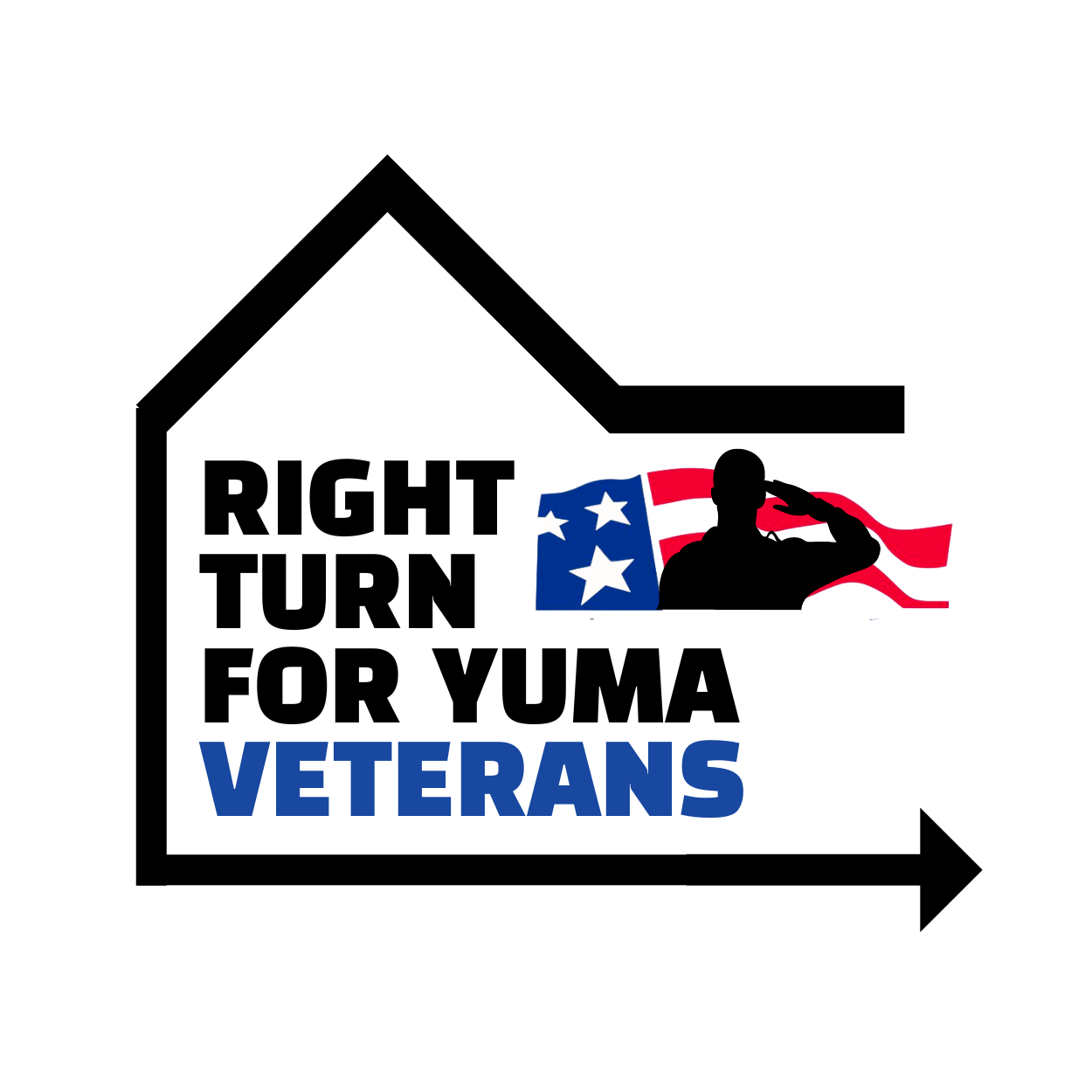 Right Turn for Yuma Veterans Golf Fundraiser logo