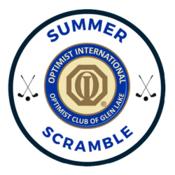 2025 Glen Lake Optimists' Summer Scramble logo