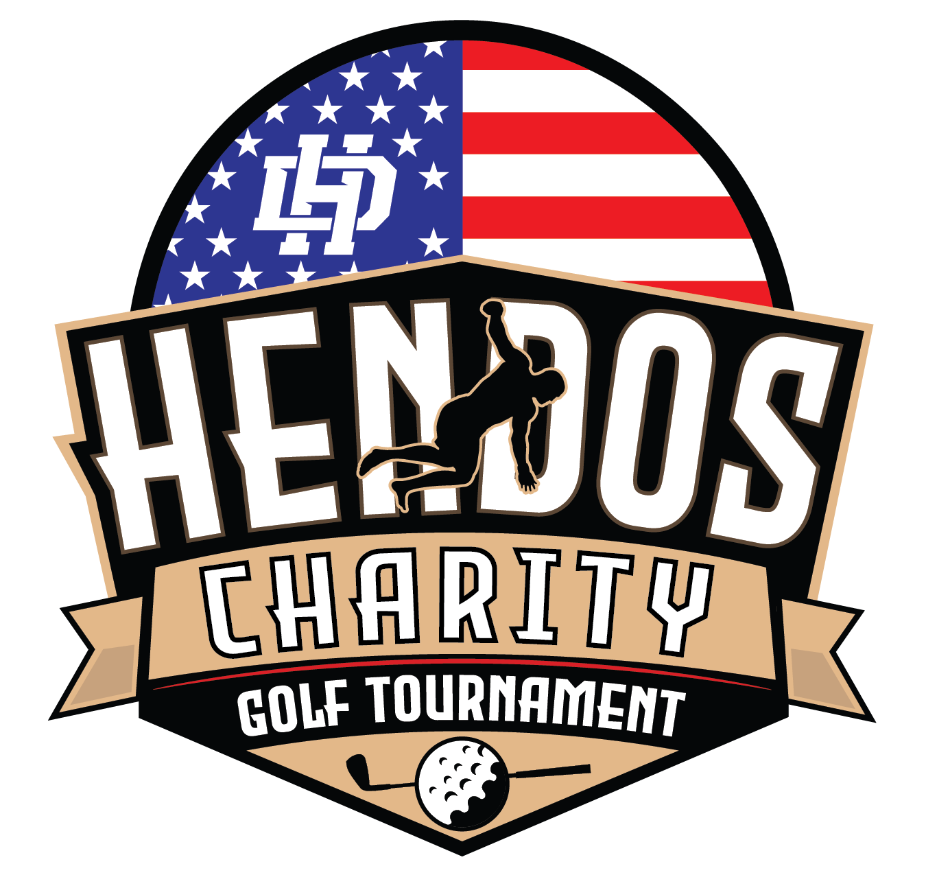 Hendo's Charity Golf Tournament Presented by Half Face Blades logo