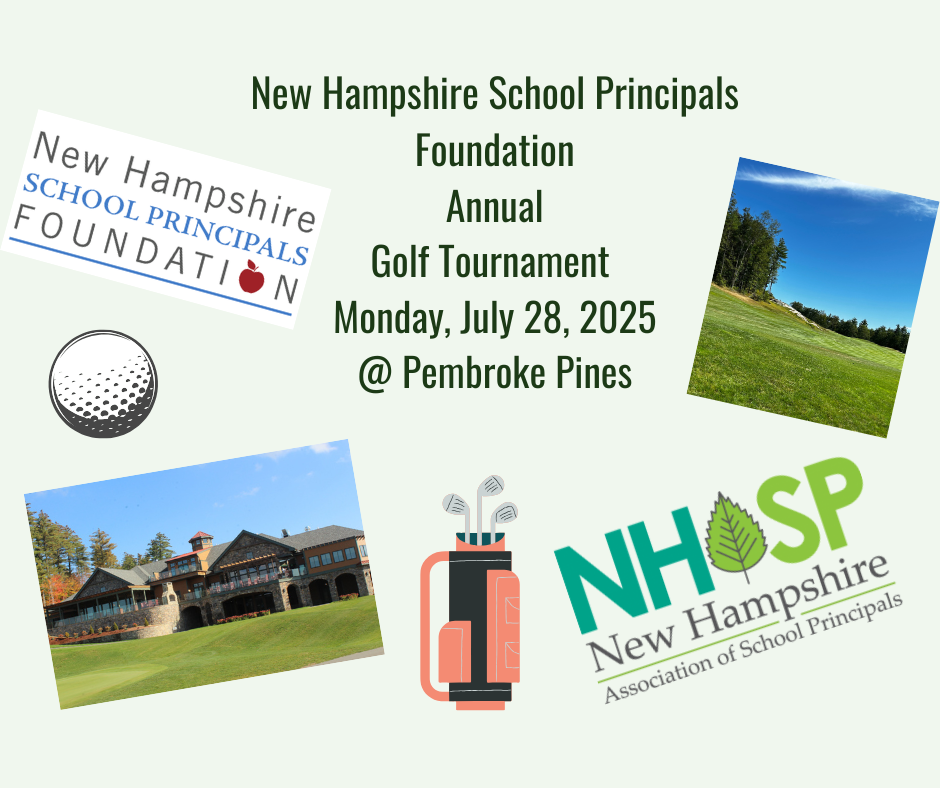 2025 New Hampshire School Principals Foundation Golf Tournament logo