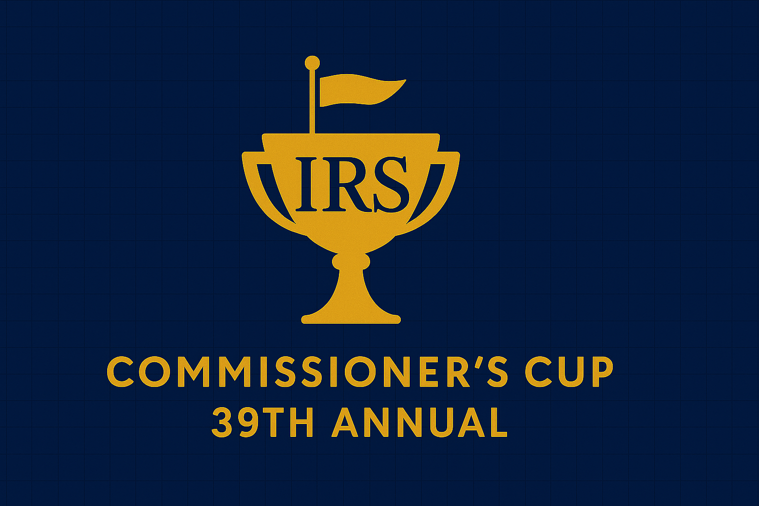 39th Annual IRS Commissioners Cup logo