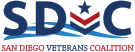 SDVC 2025 Stars & Stripes Red, White,& Blue Patriotic Golf Tournament logo