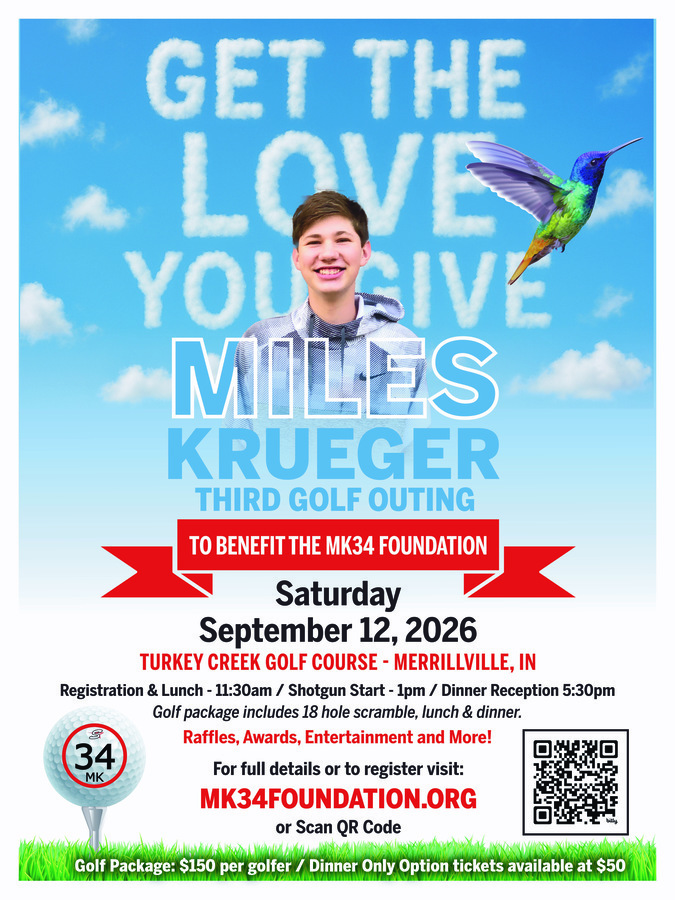 The 3rd Miles Krueger Memorial Foundation Golf Outing logo