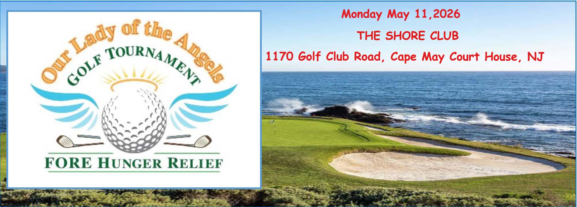 Our Lady of the Angels Fore Hunger Relief 2026 logo