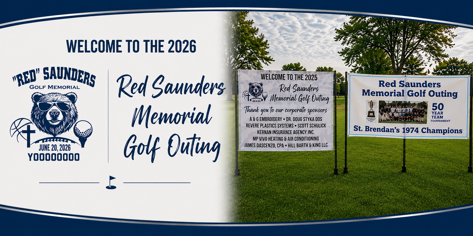 Annual Red Saunders Memorial Golf Outing logo