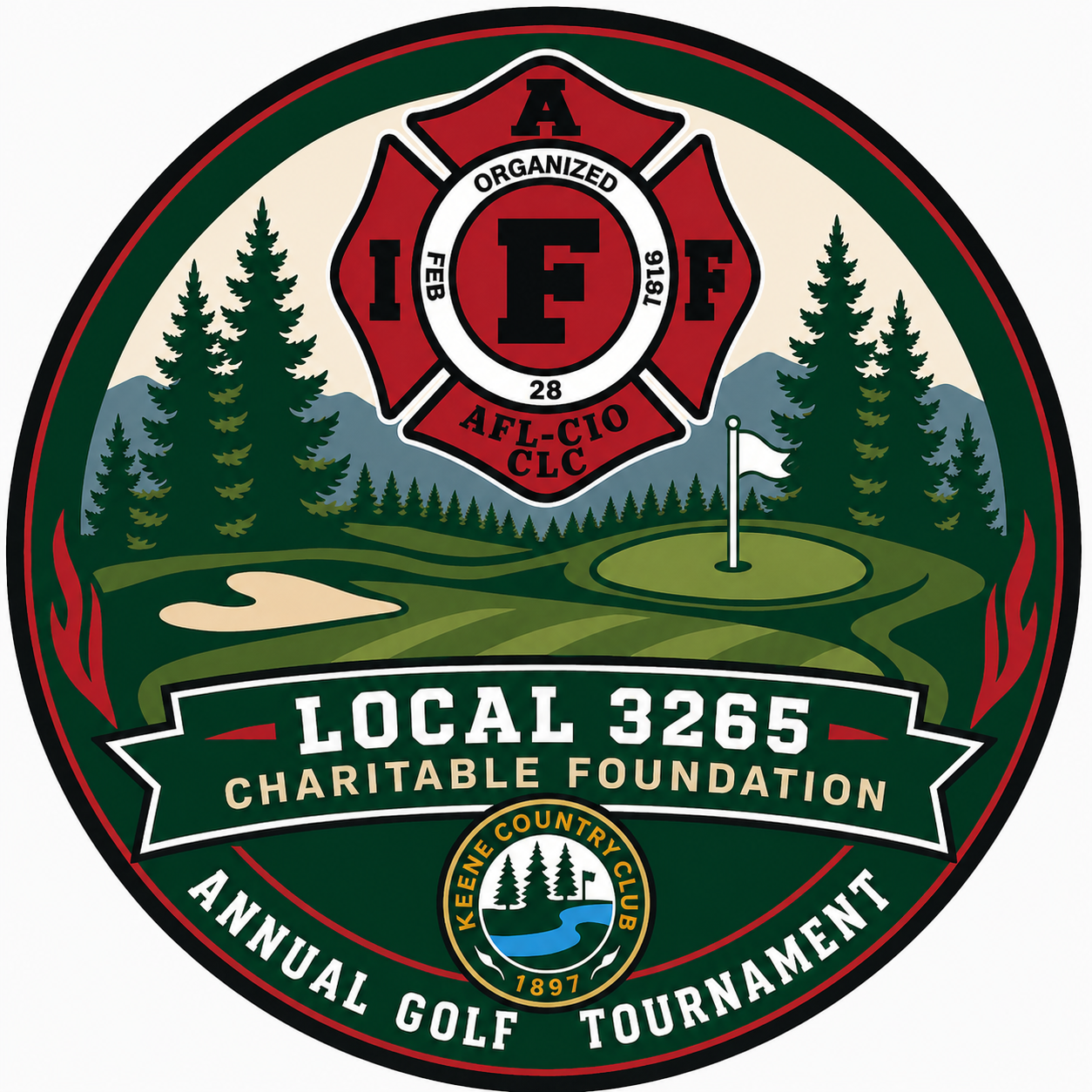 Local 3265 Annual Golf Tournament logo