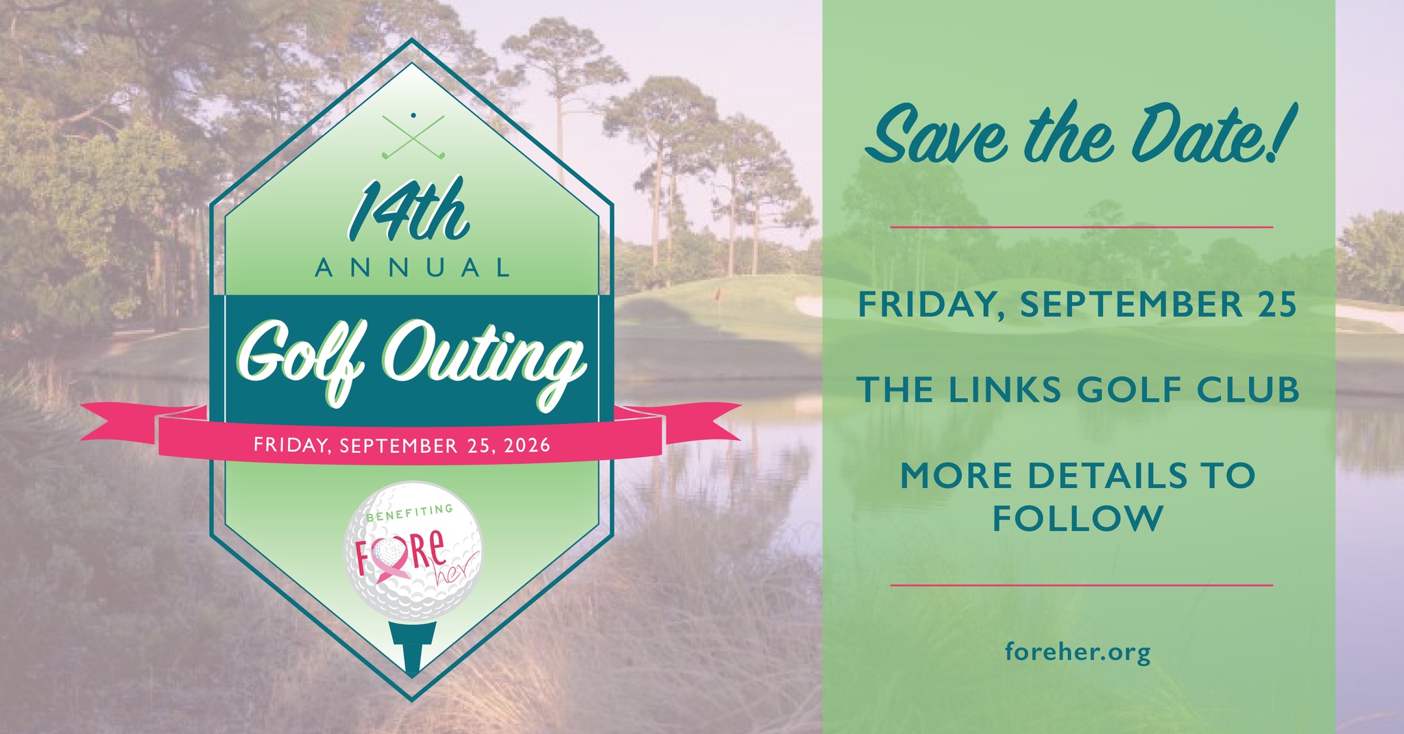 14th Annual Fore Her Golf Outing logo