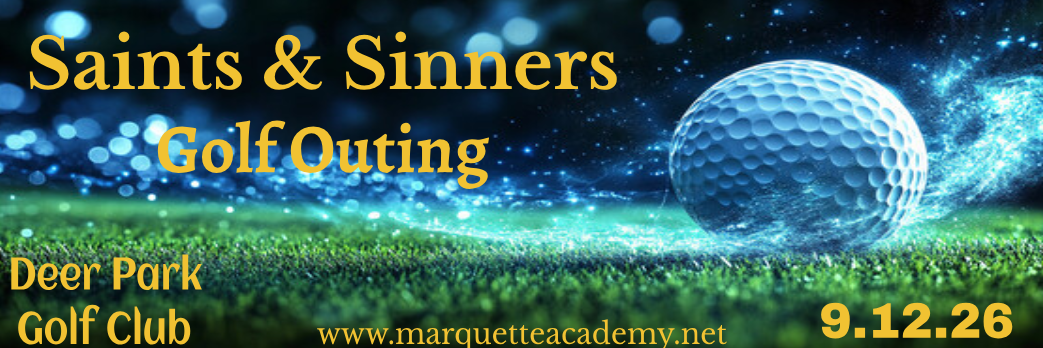 2026 Marquette Academy Saints & Sinners Golf Outing logo