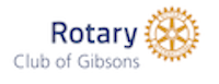Gibsons Rotary Golf Event 2026 logo
