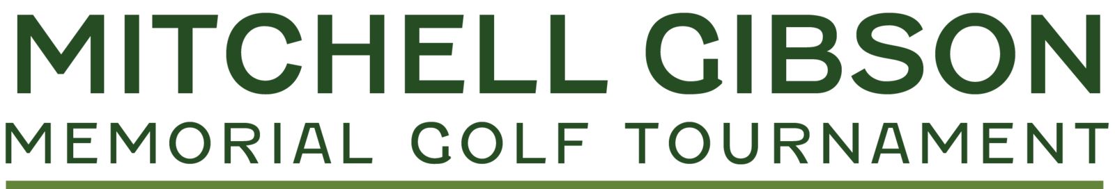 2026 Mitchell Gibson Memorial Golf Tournament logo