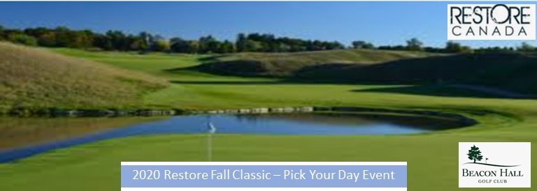 Restore Beacon Hall Rolling Golf Event logo